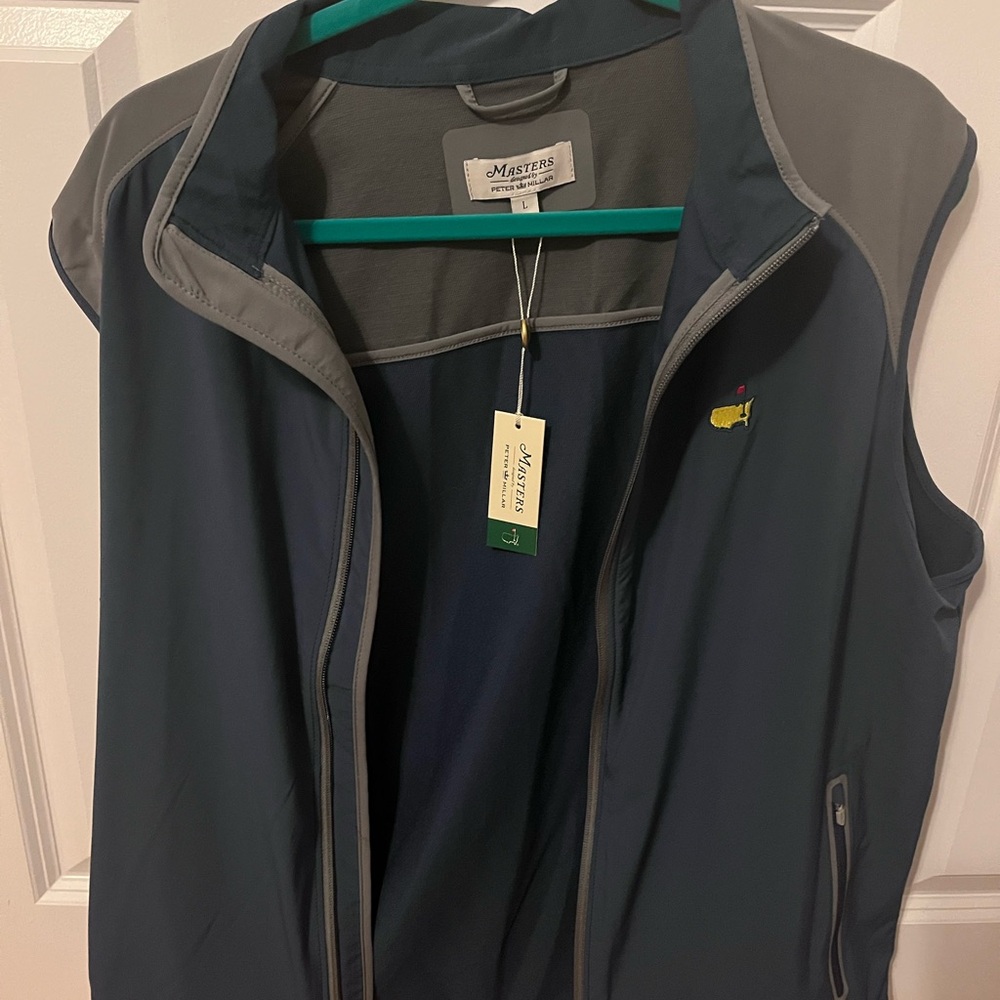 Masters Navy and Gray Vest